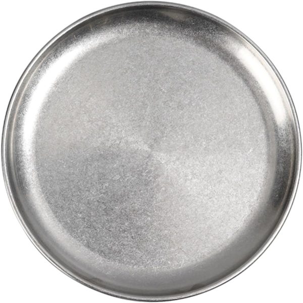 Vintage Stainless Steel Sushi Plate Dish for Beef Snacks Grilling Design with Smooth Edges Easy to Clean