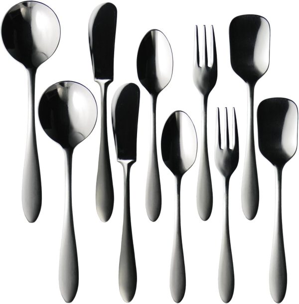 Cutlery Set, 10 Pieces, 18-0 Stainless Steel,